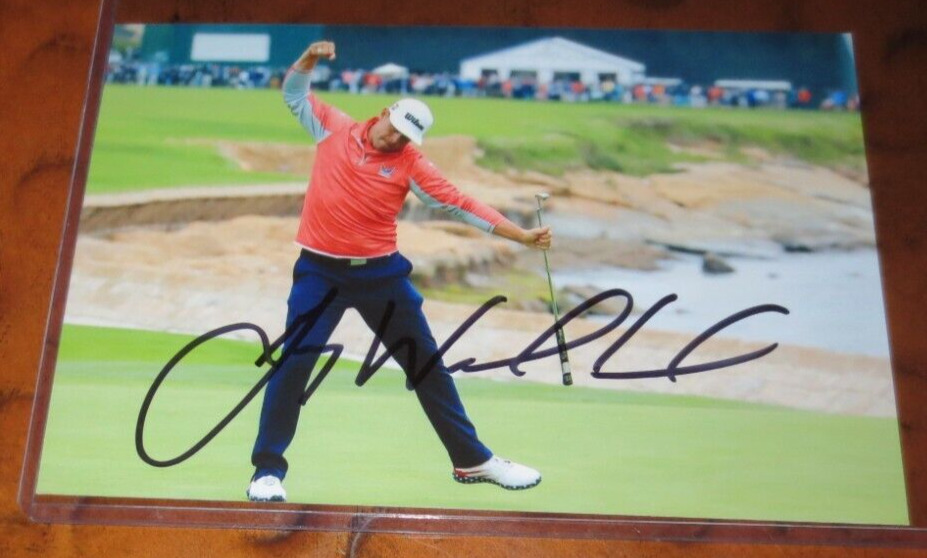 Gary Woodland signed autographed photo PGA Pro Golfer 2019 US Open Champion