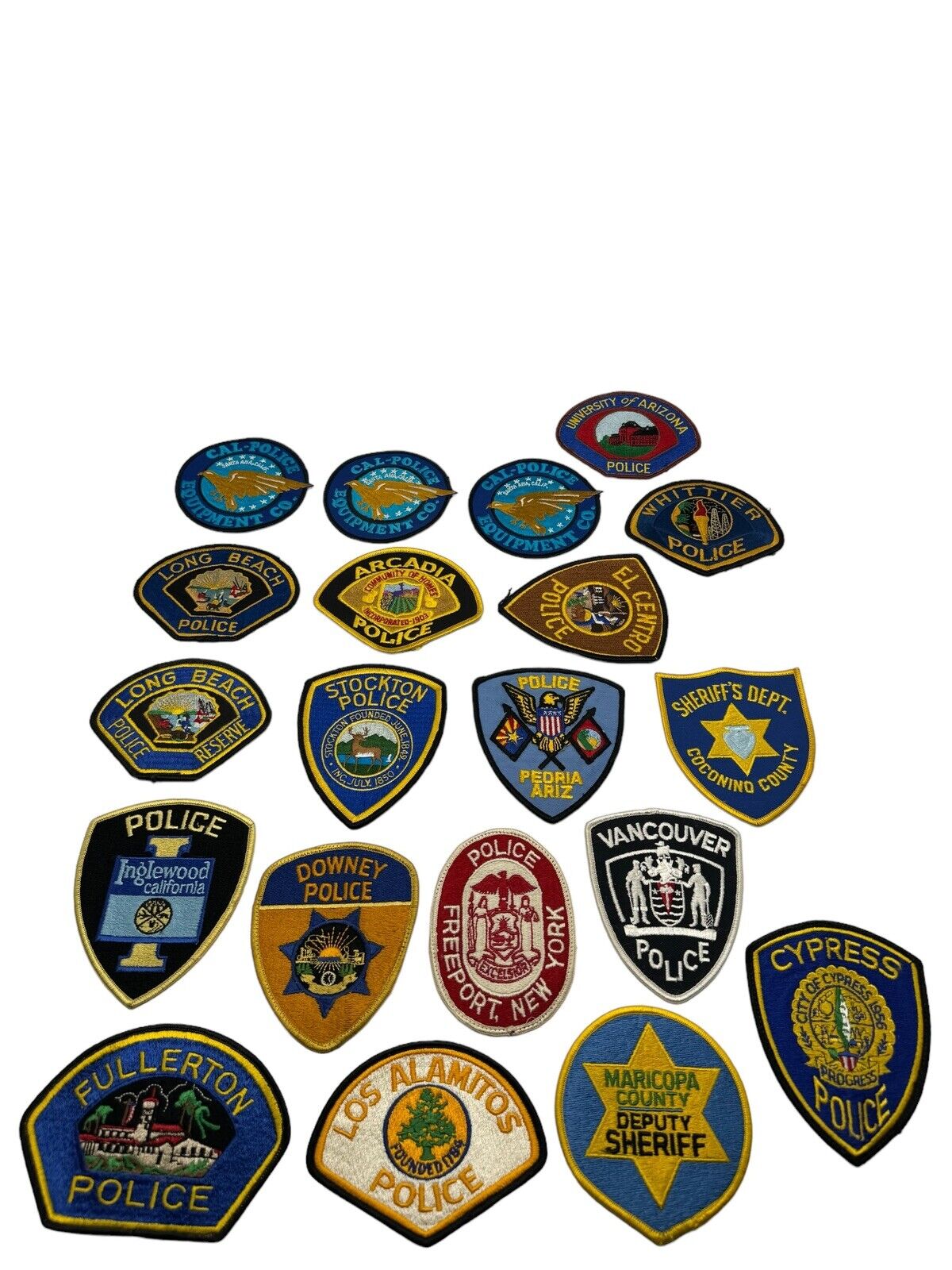 Police Patches Mixed Bundle Lot of 20