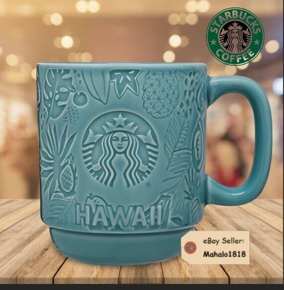 Genuine Starbucks Hawaii Collection Debossed 12 oz 2022 Release Limited Stock