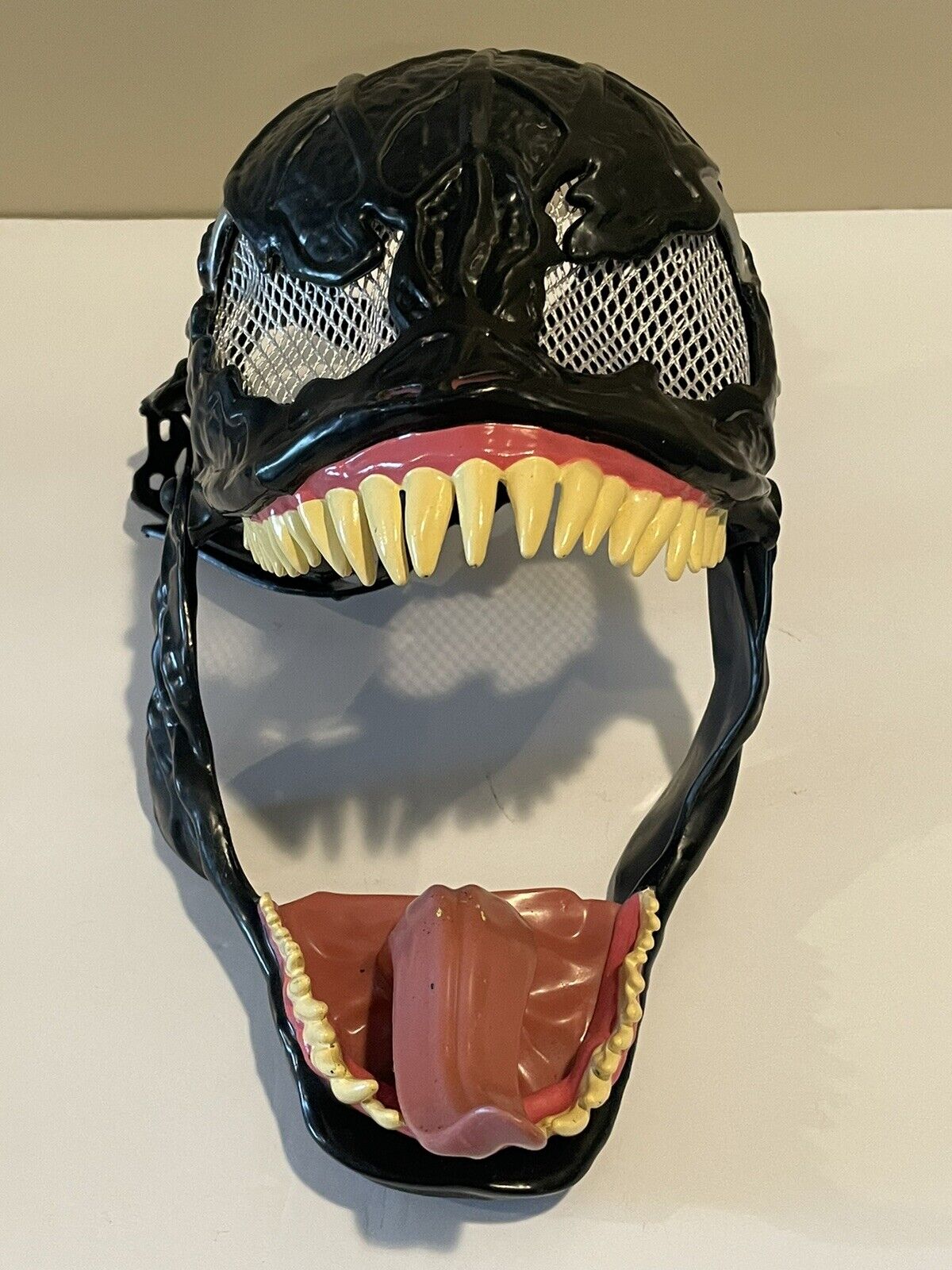 Hasbro 2007 VENOM Mask Scary Black Spiderman 3 Movie Marvel Halloween RARE