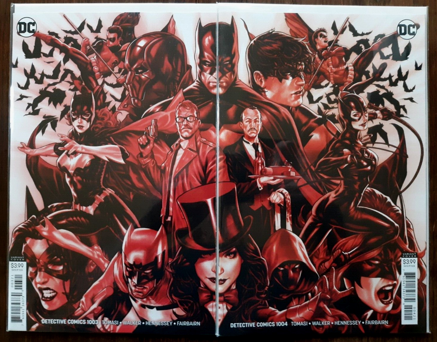 DETECTIVE COMICS #1003 and #1004 (2019 DC) CONNECTING COVERS *FREE SHIPPING*