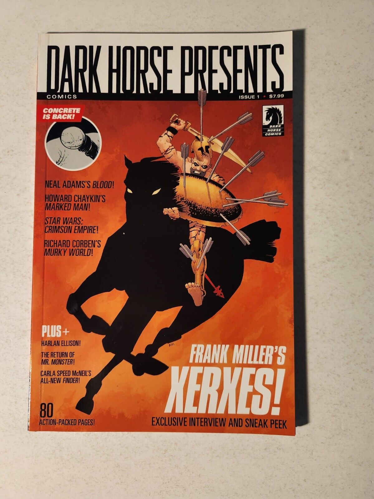 Dark Horse Presents #1 Vol 2 ~Paul Chadwich Concrete, Neal Adams art, Miller art