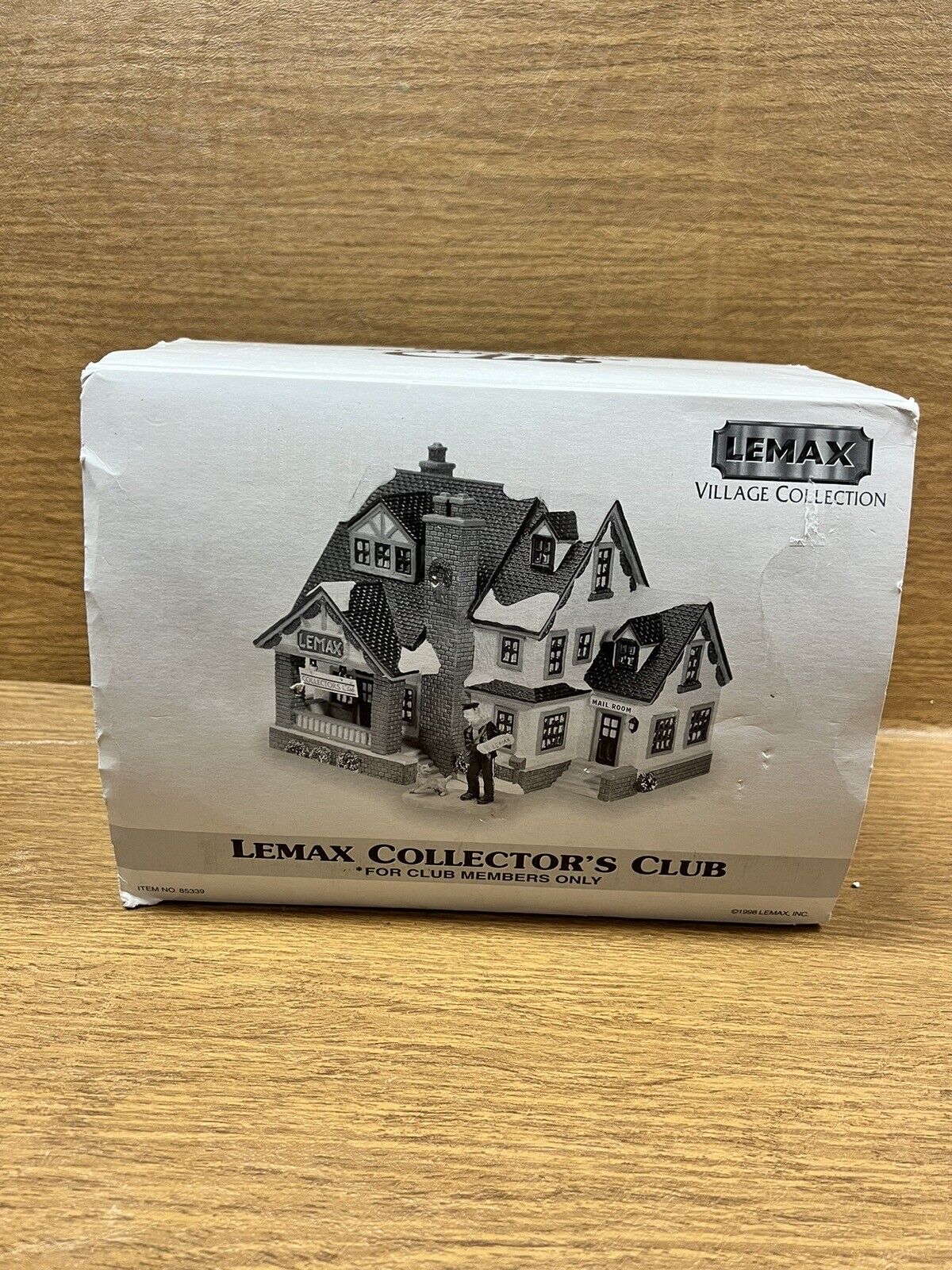 LEMAX Collector’s Club Mail Room Meeting Christmas Village Members Only 1998
