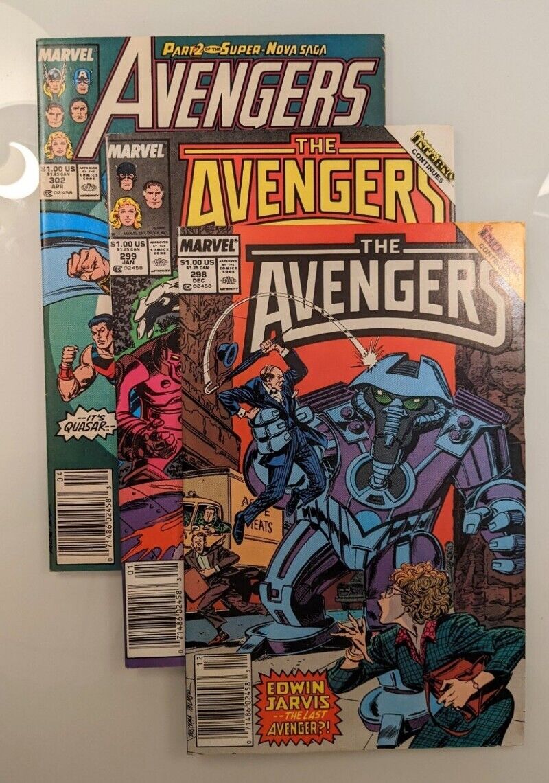 Marvel Comics, Avengers BUNDLE, Mark Jewelers, 1989