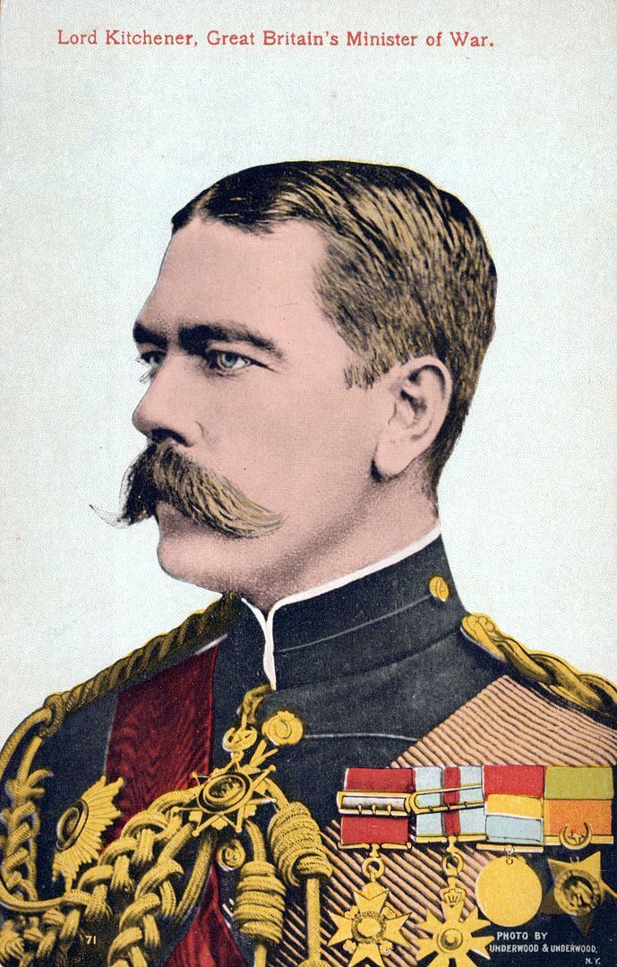 Lord Kitchener Great Britain\'s Minister Of War Postcard