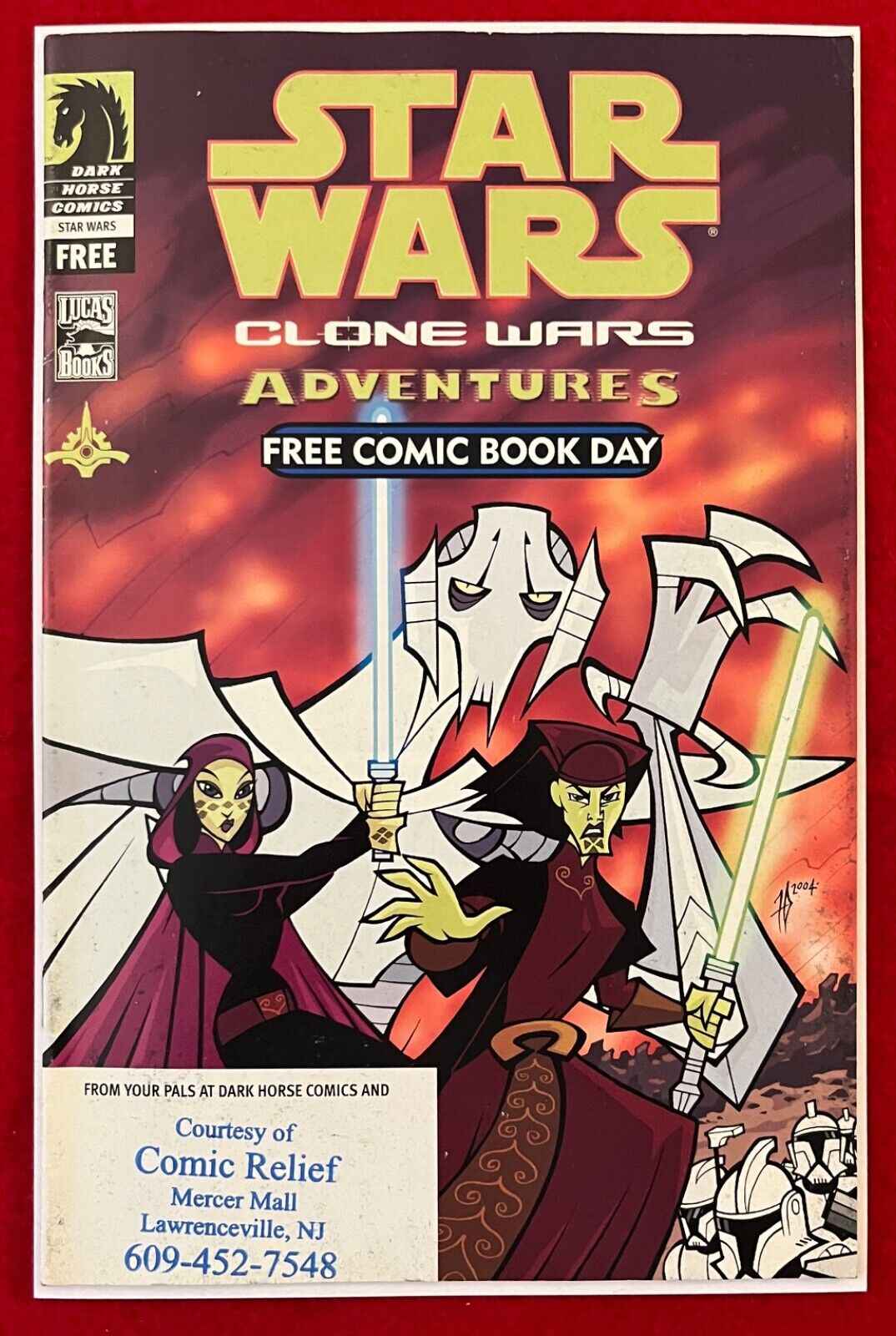 DHC Star Wars Clone Wars Adventures Free Comic Book Day Edition July 2004 (VF+)