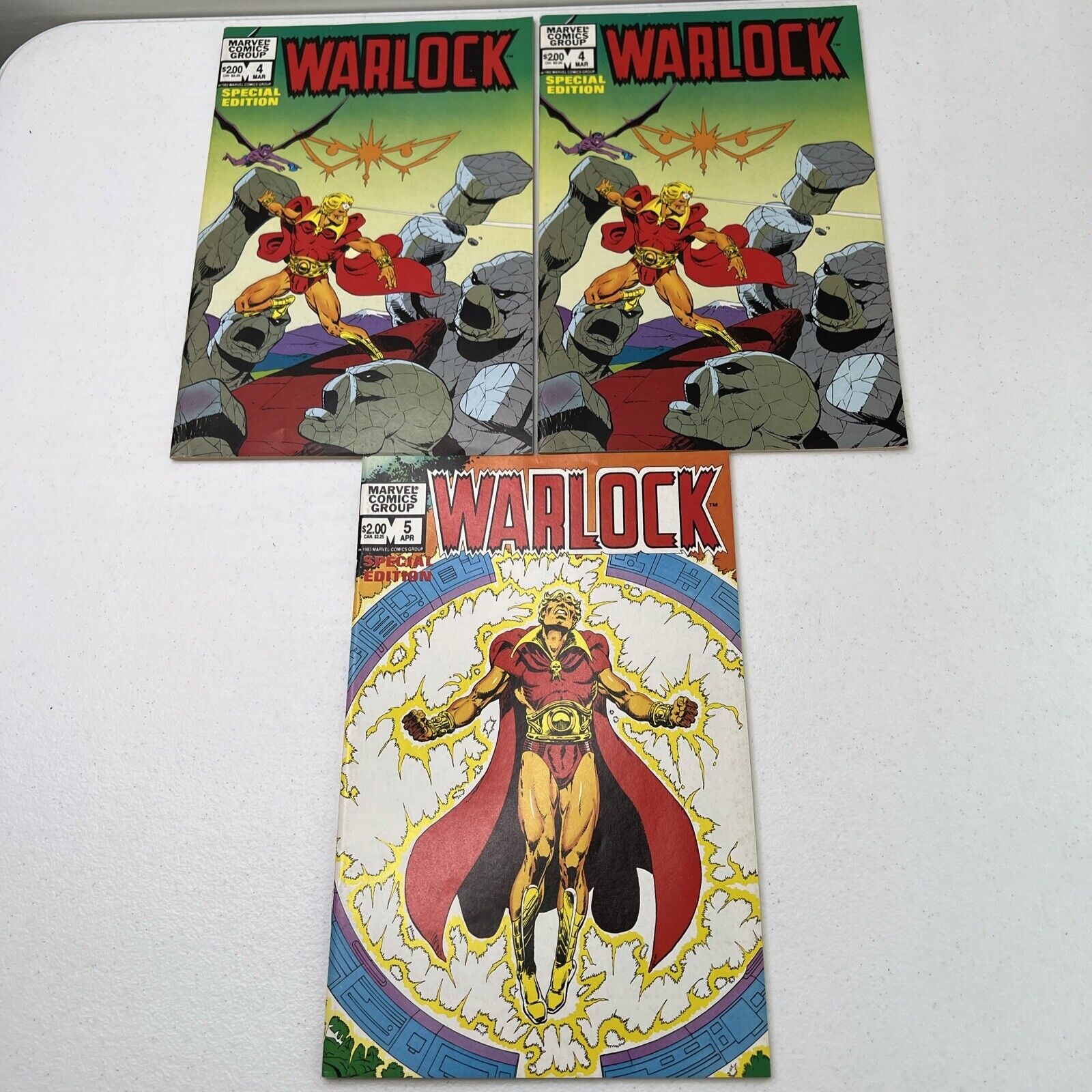 Marvel Comics Group WARLOCK Special Editions Lot of 3 With Duplicate