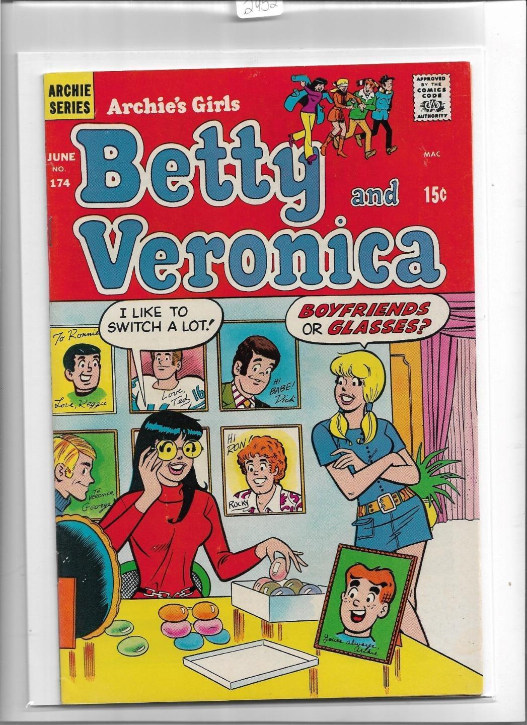 ARCHIE'S GIRLS BETTY AND VERONICA #174 1970 VERY FINE-NEAR MINT 9.0 2952