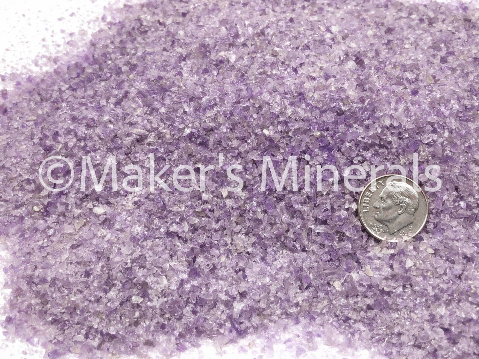 Crushed Amethyst A+, Sand (2mm-0.25mm), Gems for Ring Inlay and Resin Jewelry