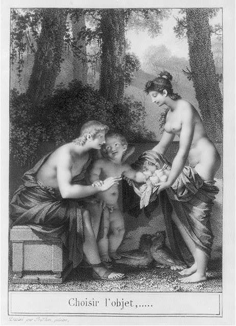 Photo:Choisir l\'objet,Cupid,Nude Woman,Pierre Prud\'hon,1796