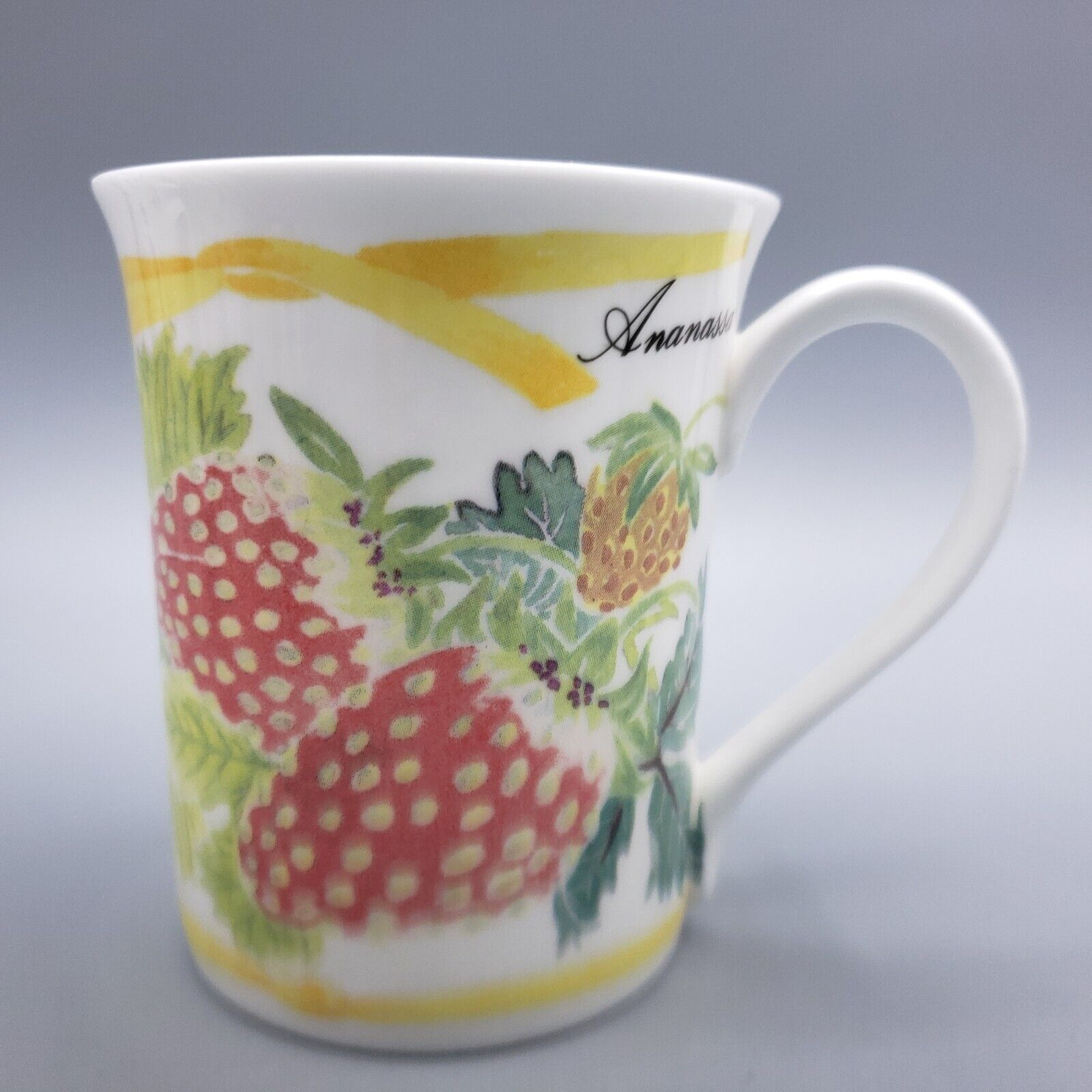 The National Trust Bone China Coffee Mug Garden Fruits England Berries Cup Tea