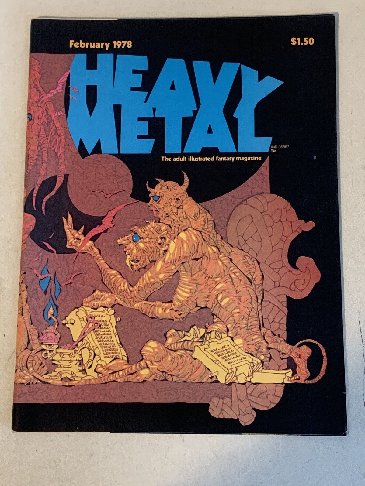 1978 Heavy Metal Magazine February  Volume 1 No. 11
