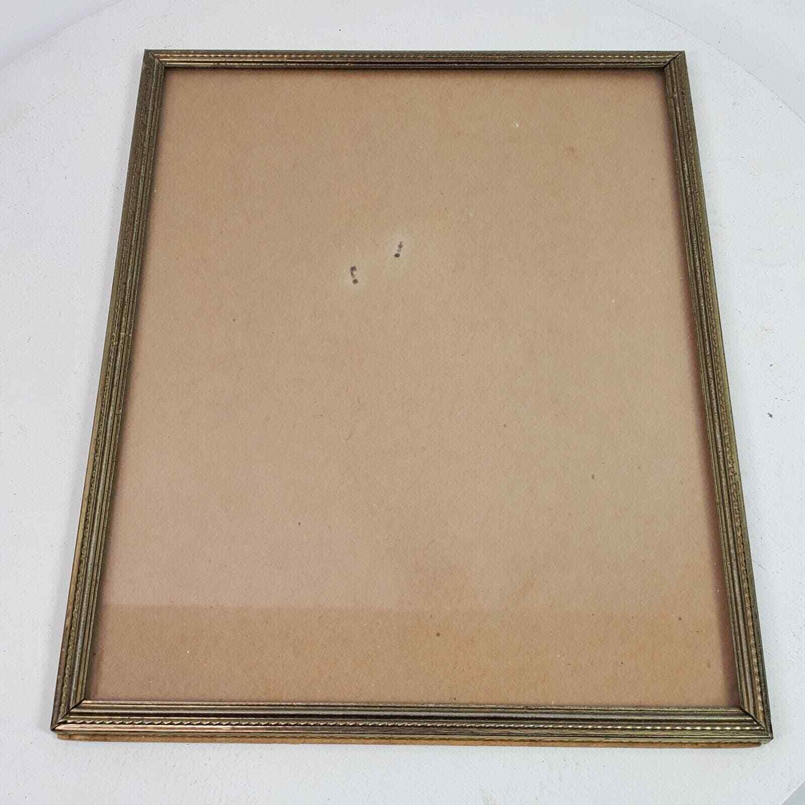 Vintage Mid Century Metal Frame 8x10 Inch Photo Picture No Hanger
