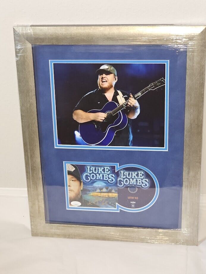 Luke Combs SIGNED Gettin Old CD Autographed  JSA Authenticated