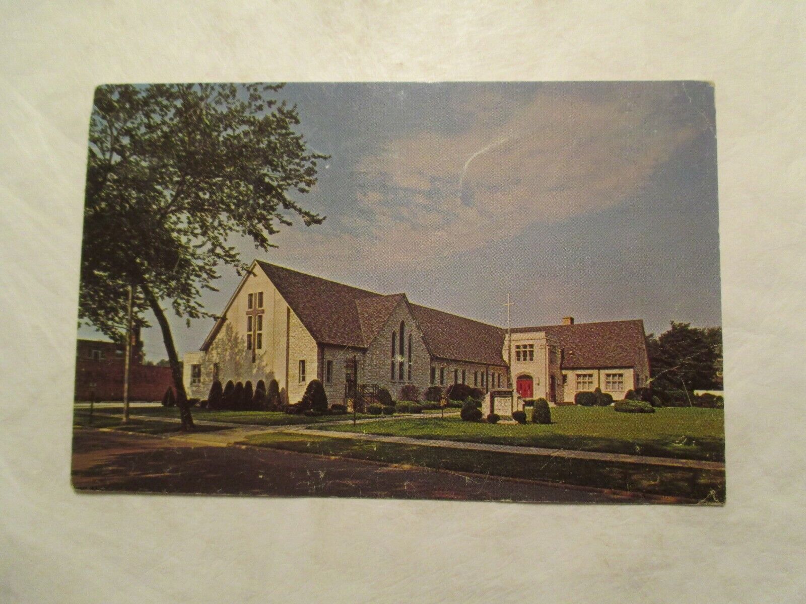 Illinois Postcard Trinity Lutheran Church Villa Park IL
