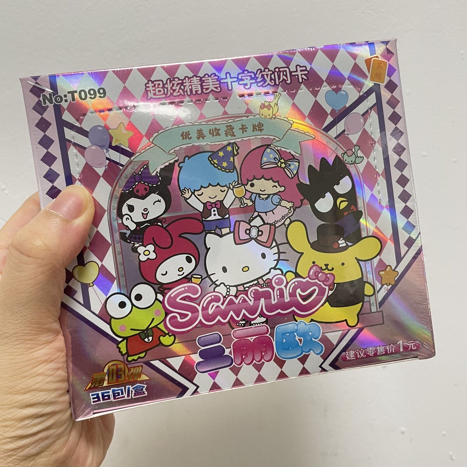 Sanrio Doujin Trading Cards Cute CCG 36 Pack Box Sealed Hello Kitty PO