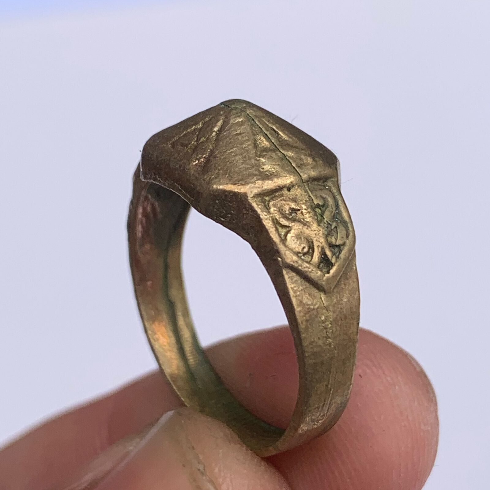 Rare Extremely Ancient Bronze Ring Viking Artifact Bronze Ring Authentic