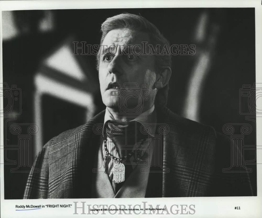 1985 Press Photo Actor Roddy McDowall stars in \