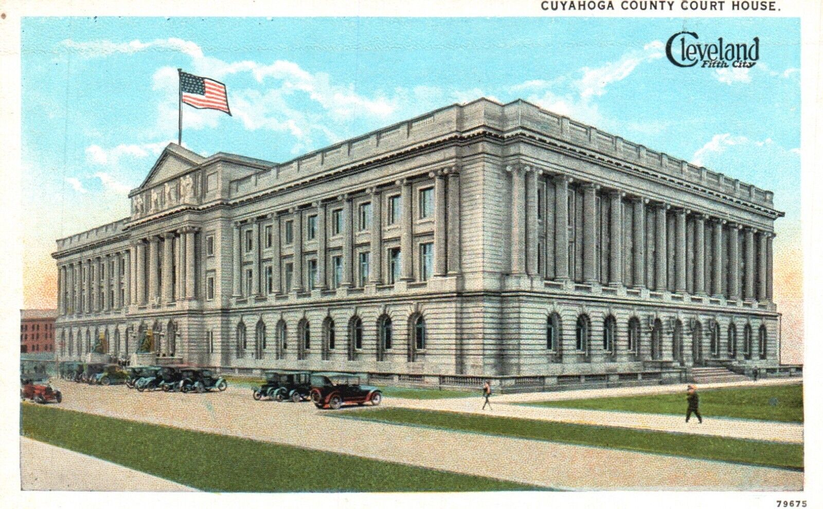 Postcard OH Cleveland Ohio Cuyahoga County Court House Unposted Vintage PC H9178