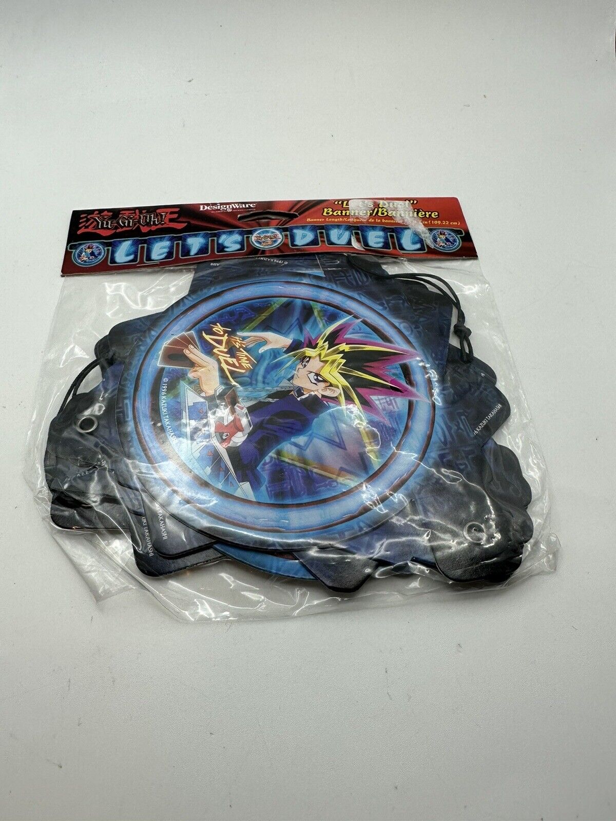 Yu-Gi-Oh Let\'s Duel Banner 1996. New NOS. Sealed Package. Party Room Decoration