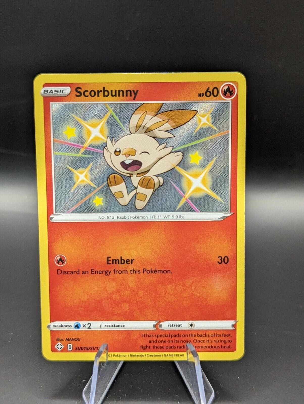 Pokemon Card Scorbunny SV015/SV122 Shining Fates Baby Shiny Vault #829