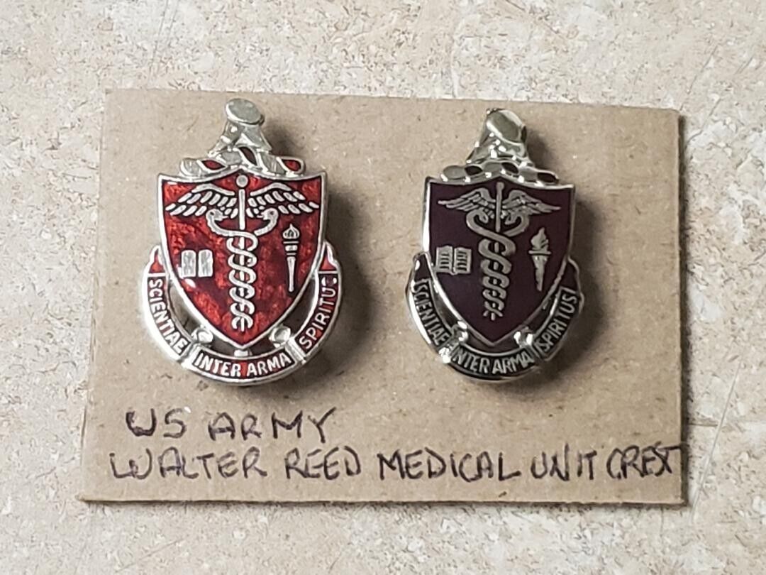 US Army Walter Reed Medical Unit Crest DUI (Pair)