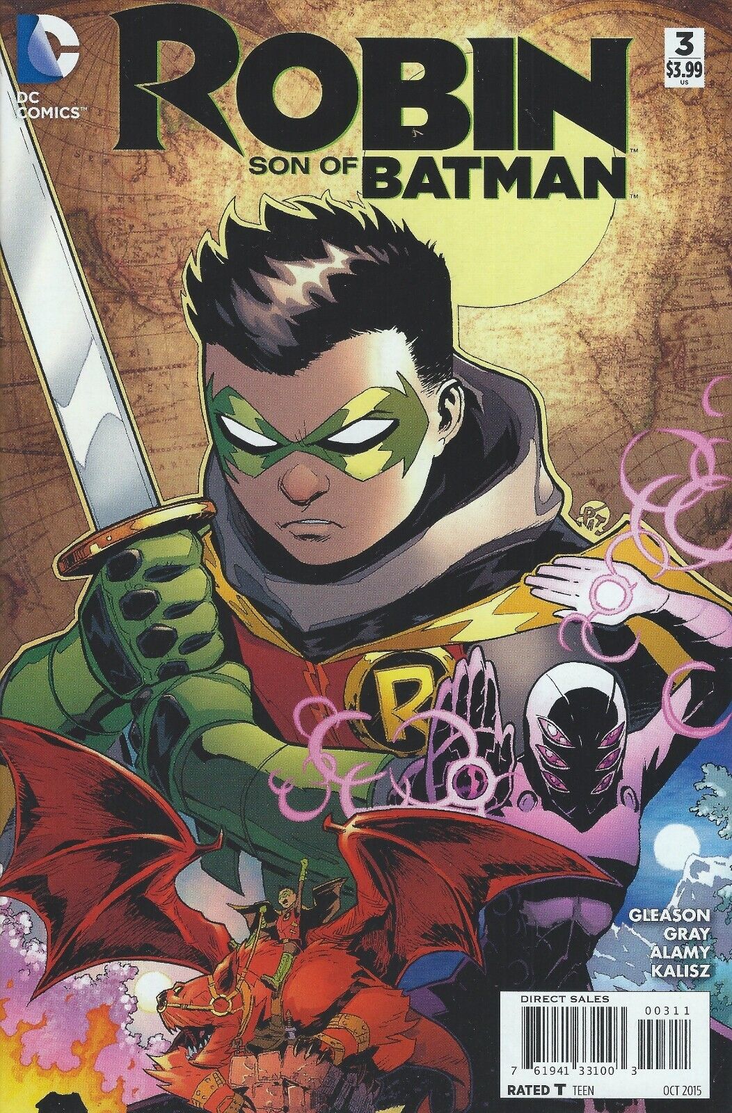 Robin Son of Batman #3A NM 2015 Stock Image Low Grade
