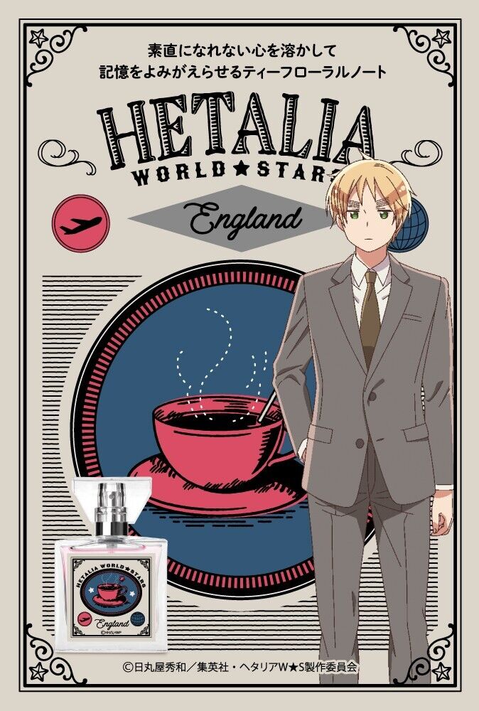 Hetalia World Stars England Fragrance Perfume 30ml Japan Limited Good Gift