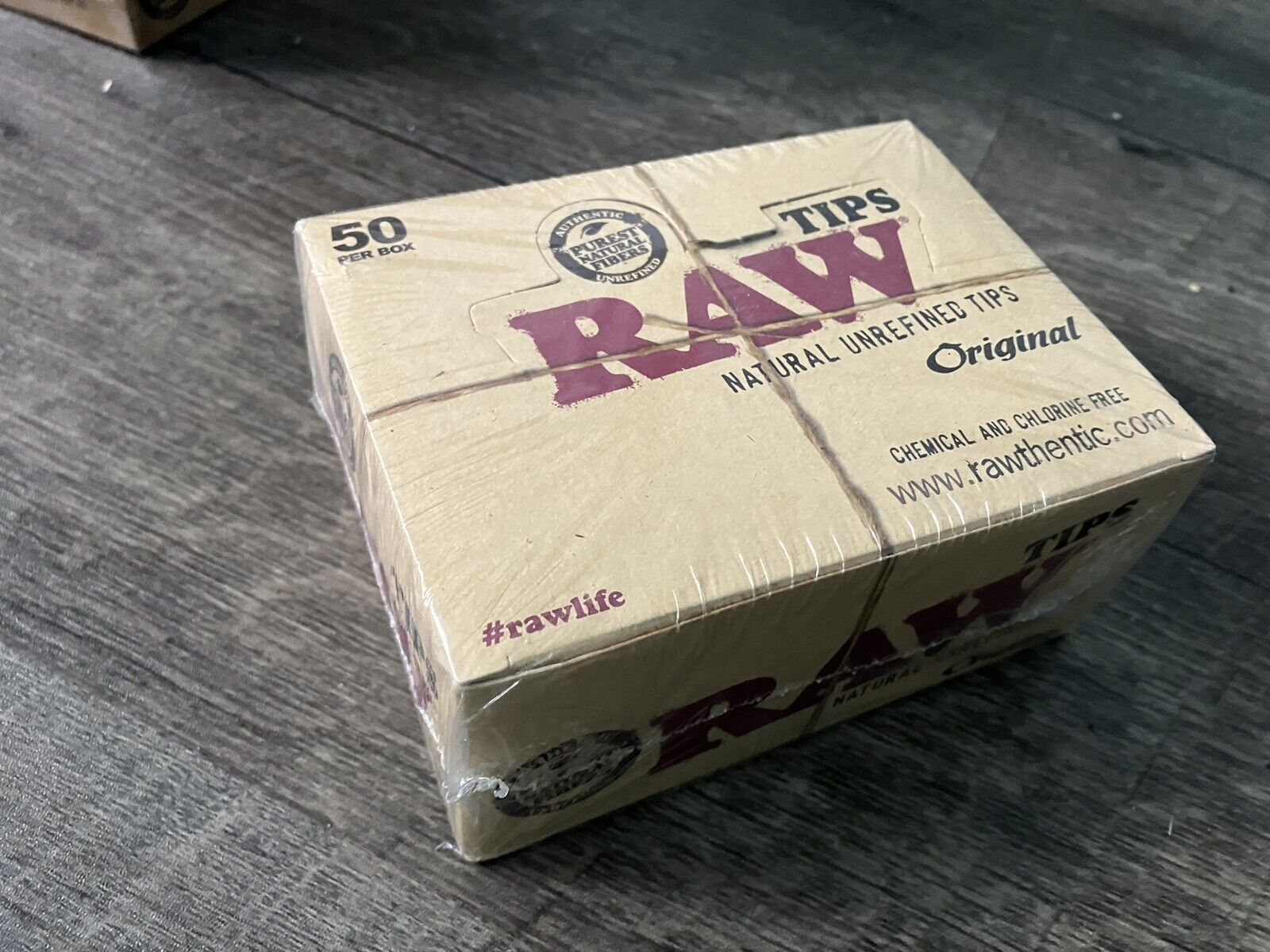 FULL BOX RAW Original TIPS Regular 50 PACKS (50 TIPS PER PACK = 2500 TOTAL) NEW