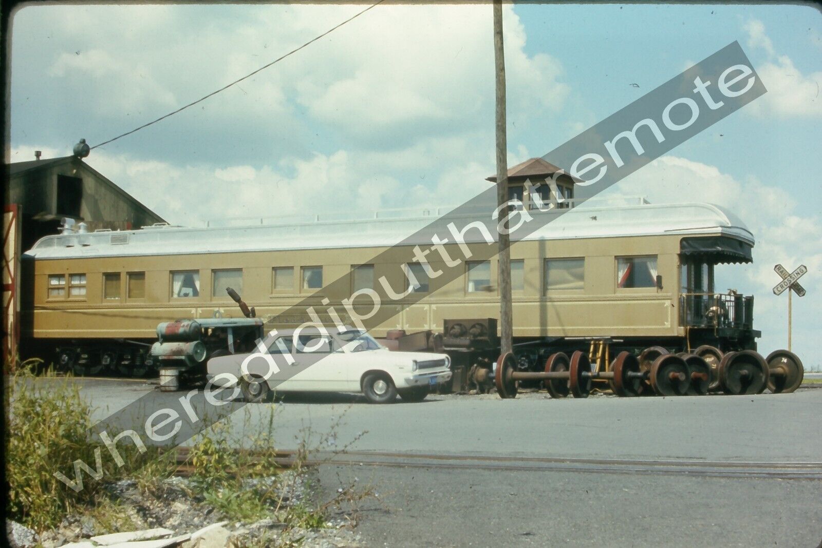 Original Slide Pennsylvania Railroad Museum Strasburg PENN 8-68 #100