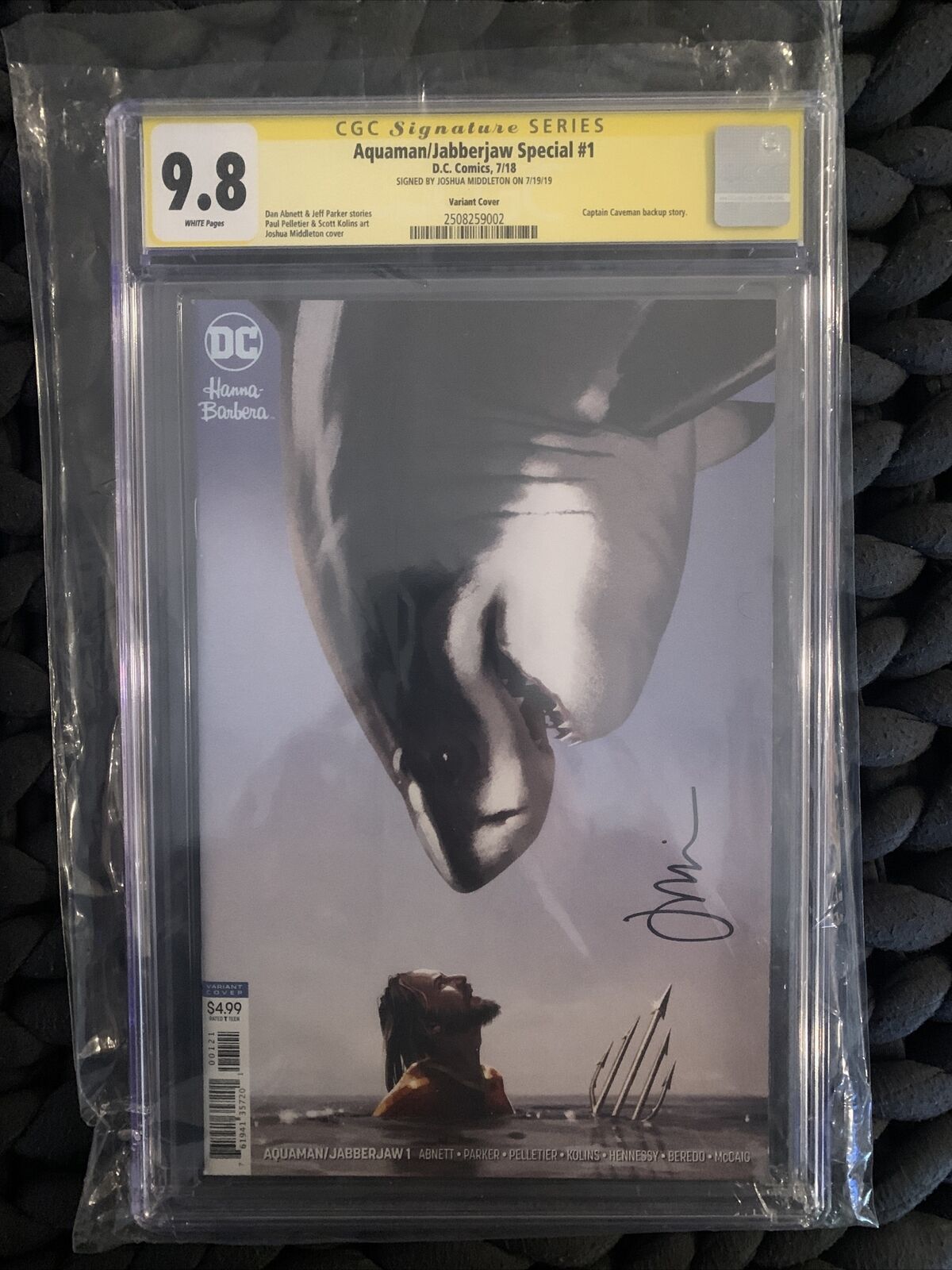 Aquaman/Jabberjaw Special #1 (Variant) CGC SS 9.8 - Signed by J. Middleton
