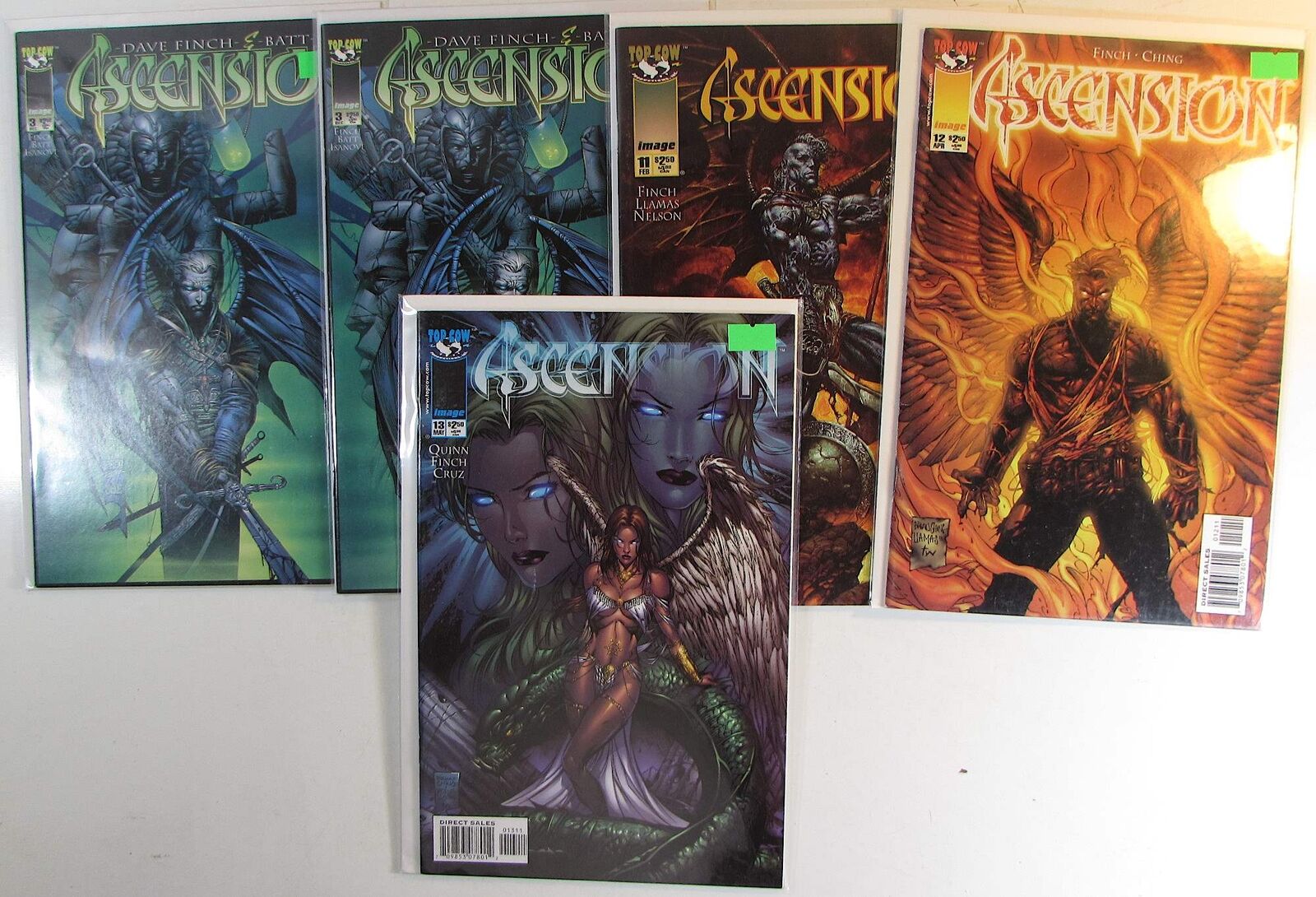 Ascension Lot of 5 #3 x2,11,12,13 Image Comics (1997) NM 1st Print Comic Books