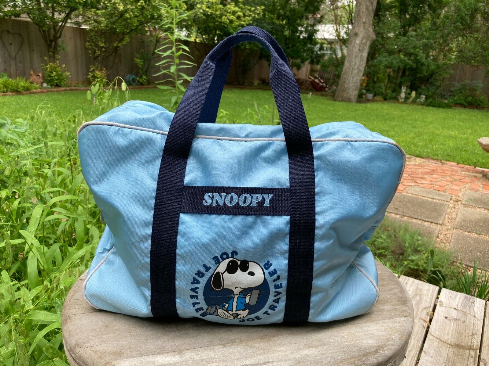Vintage Snoopy Joe Traveler Duffle Bag 1958