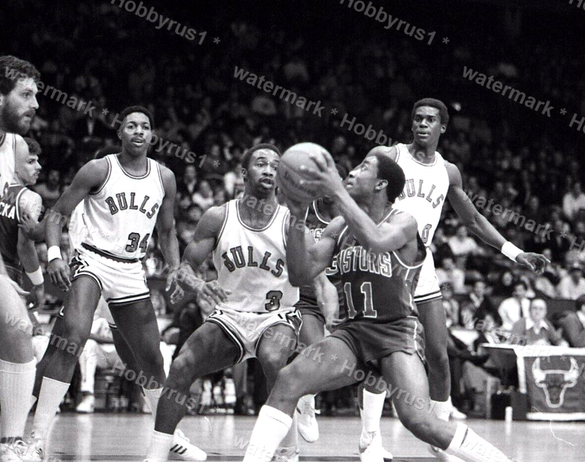 ISIAH THOMAS Detroit Pistons 1984 NBA Basketball Original 35mm B/W Negative