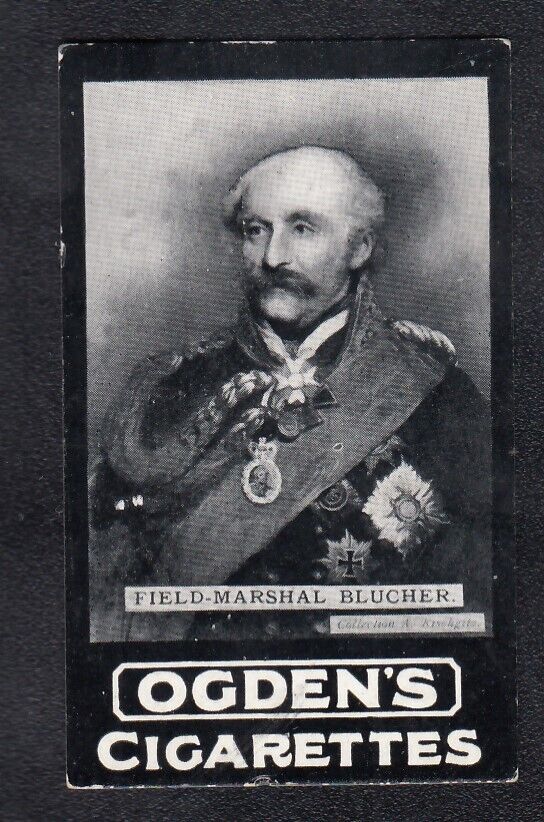 Vintage 1901 Trade Card German FIELD-MARSHAL GEBHARD LEBERECHT VON BLÜCHER