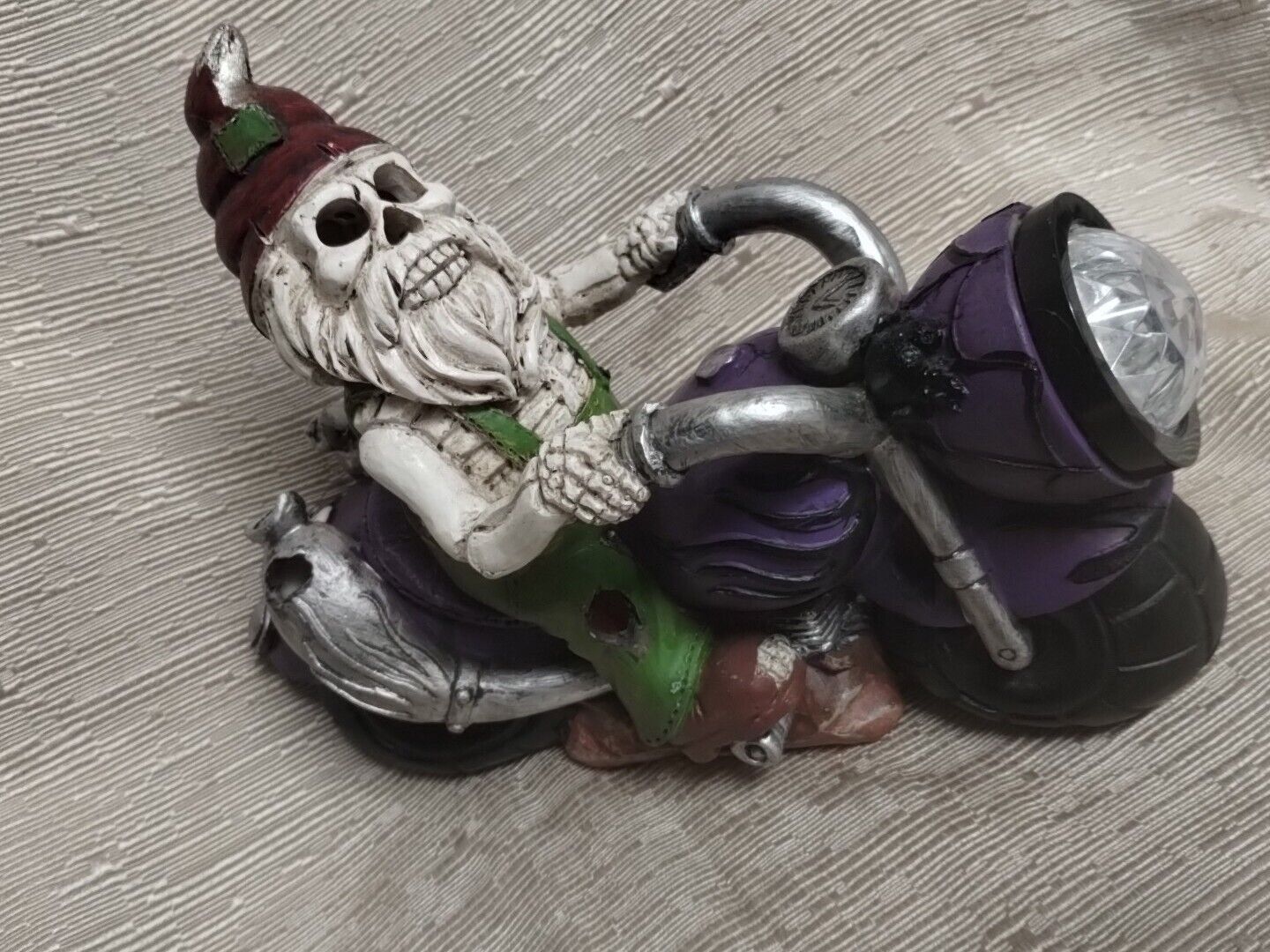 Cool Motorcycle Ghost Rider Skeleton Gnome 10\