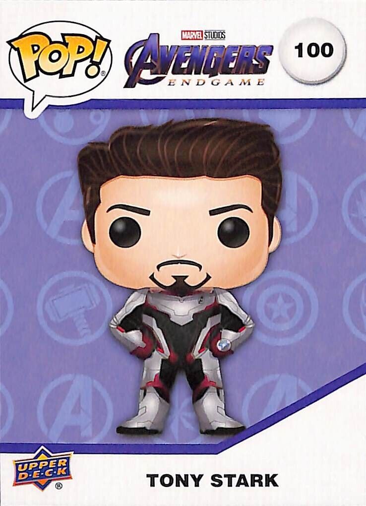 Tony Stark 100 - Funko Upper Deck Card - Marvel Avengers