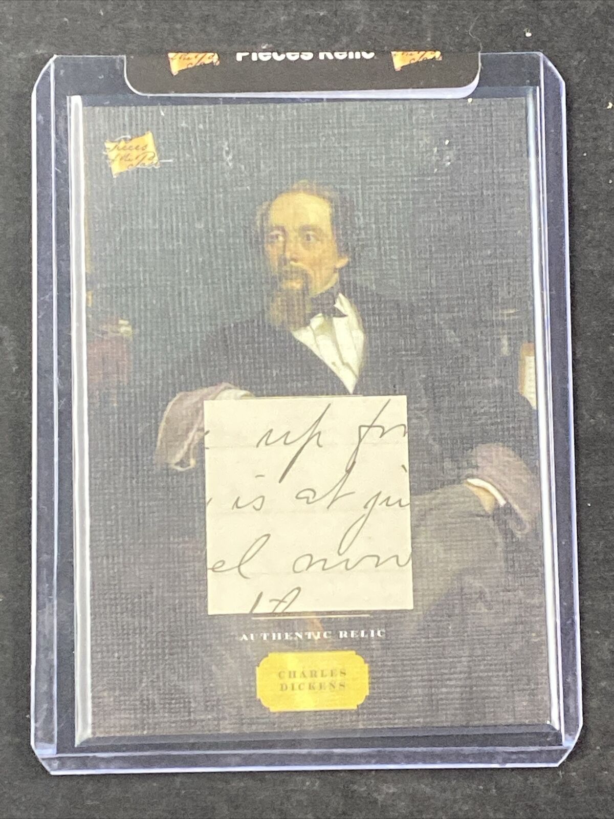 Charles Dickens Handwritten Relic Card 2023 Pieces Of The Past #CD2