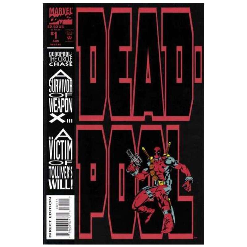 Deadpool: The Circle Chase #1 in Near Mint condition. Marvel comics [d{