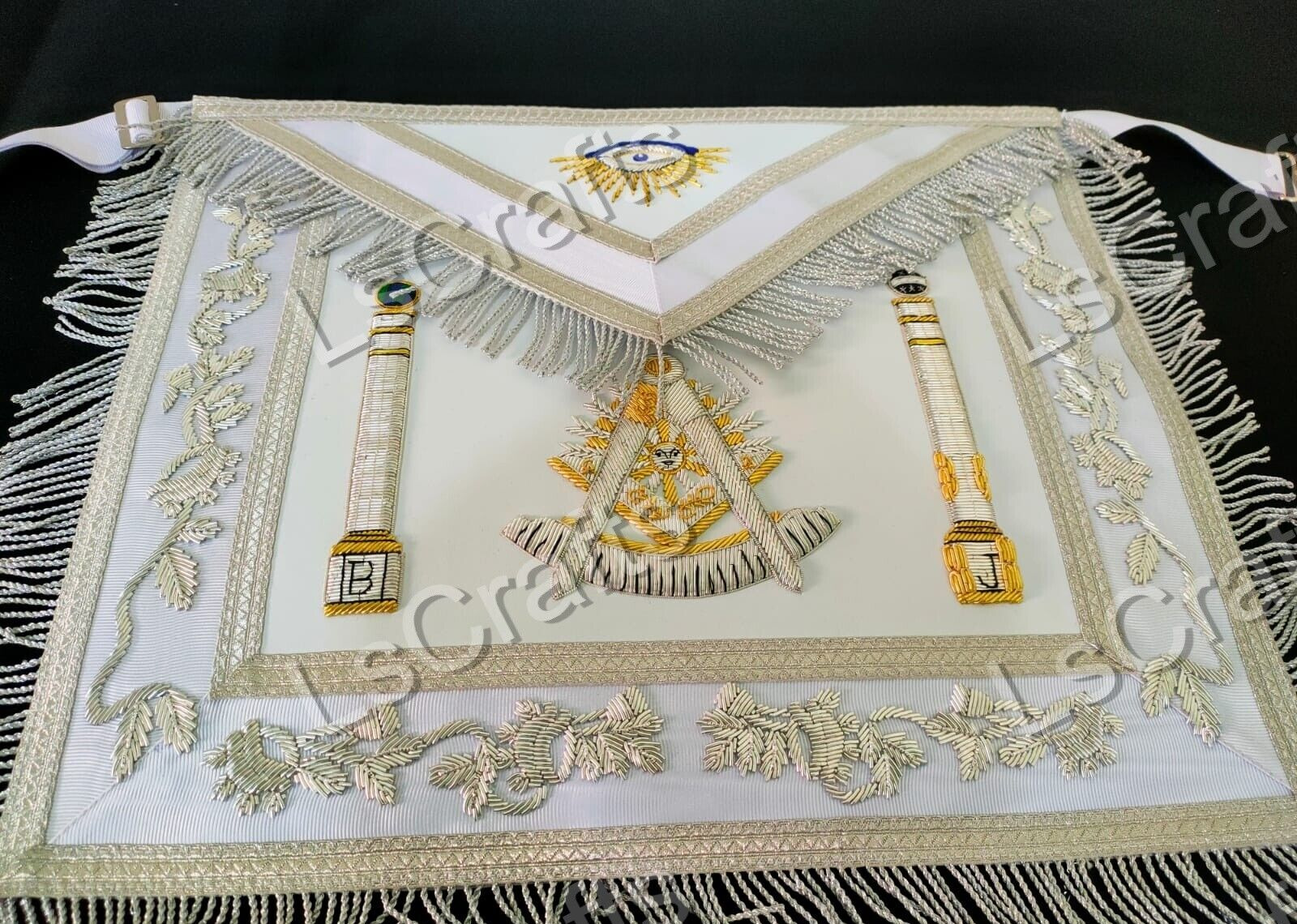 Masonic Regalia Master Mason Apron hand embroidered apron
