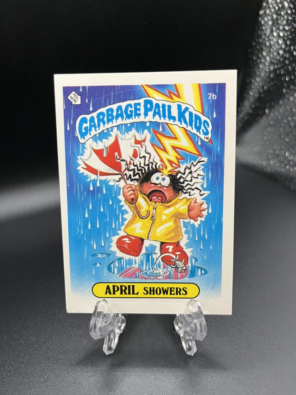 April Showers 1985 Topps GPK Garbage Pail Kids OS1 Series 1 7b - Glossy - NM/M