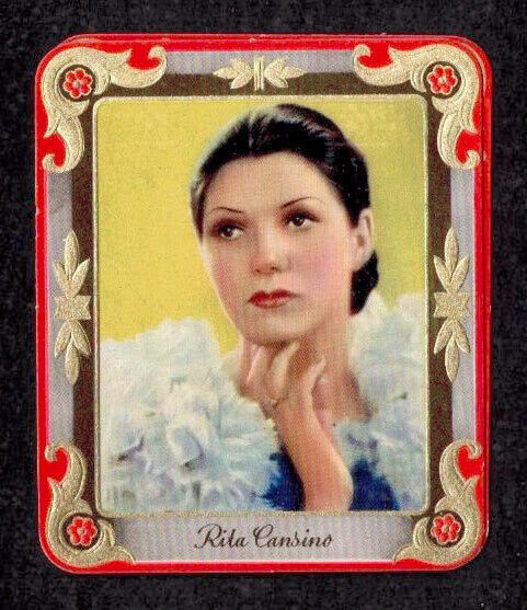 RITA CANSINO HAYWORTH  CARD VINTAGE 1930s PHOTO EDITION ROSS