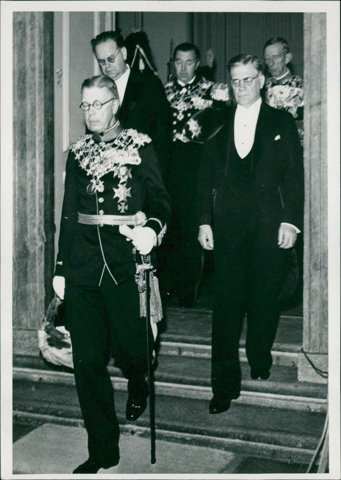 After his first consul as King of Sweden, the K... - Vintage Photograph 2323653