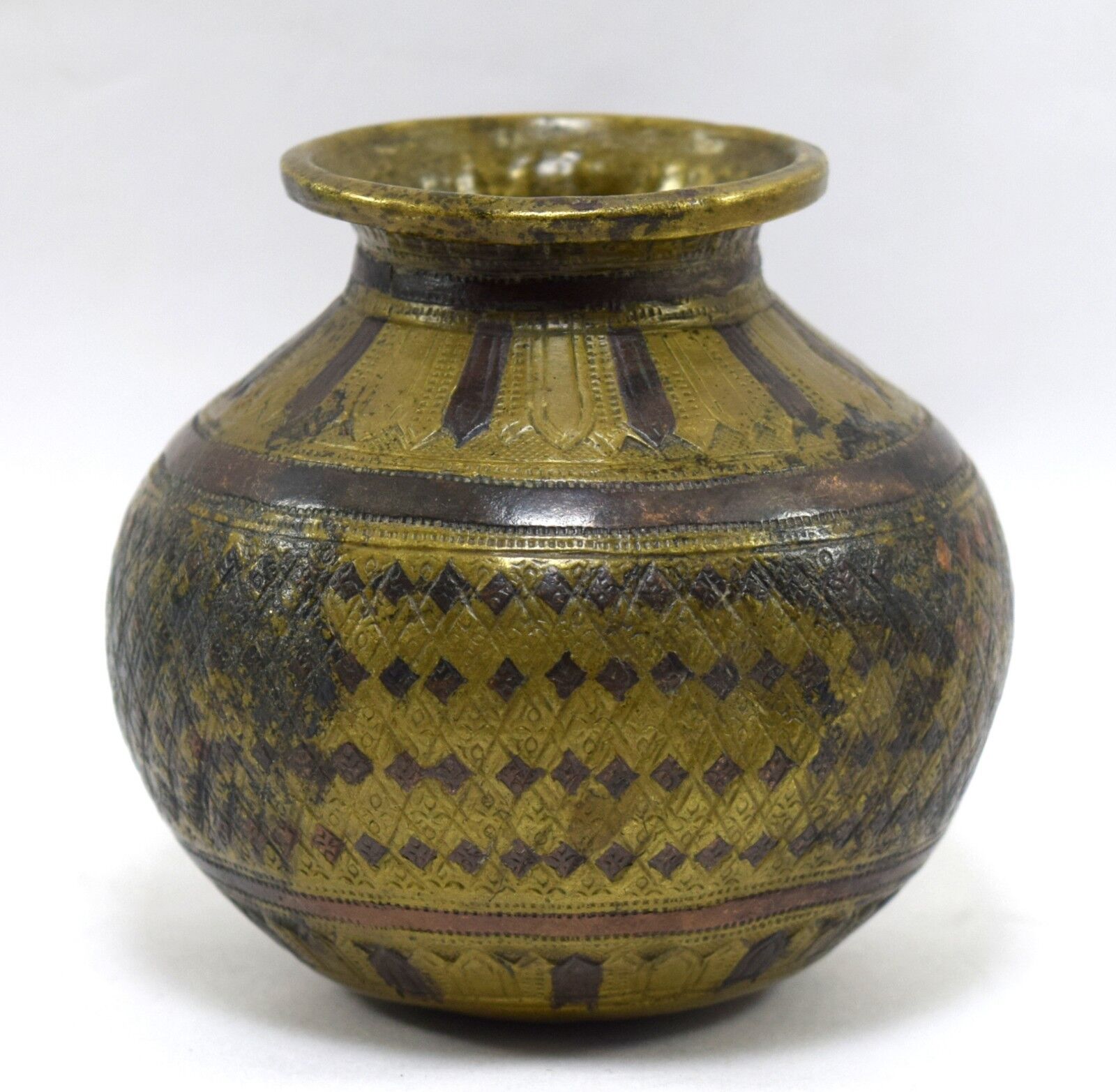 Original Genuine Antique Water Pot Rare Ganga-Jamuna Rare Collectible. G56-10 