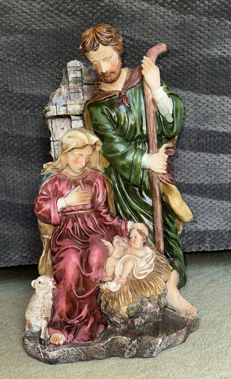 Nativity Statue Baby Jesus  Mary Joseph Huge 23\