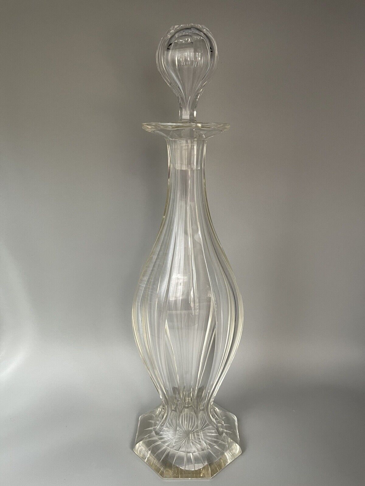 Antique Decanter With Style Like Faberge Czarina Pattern No Marks