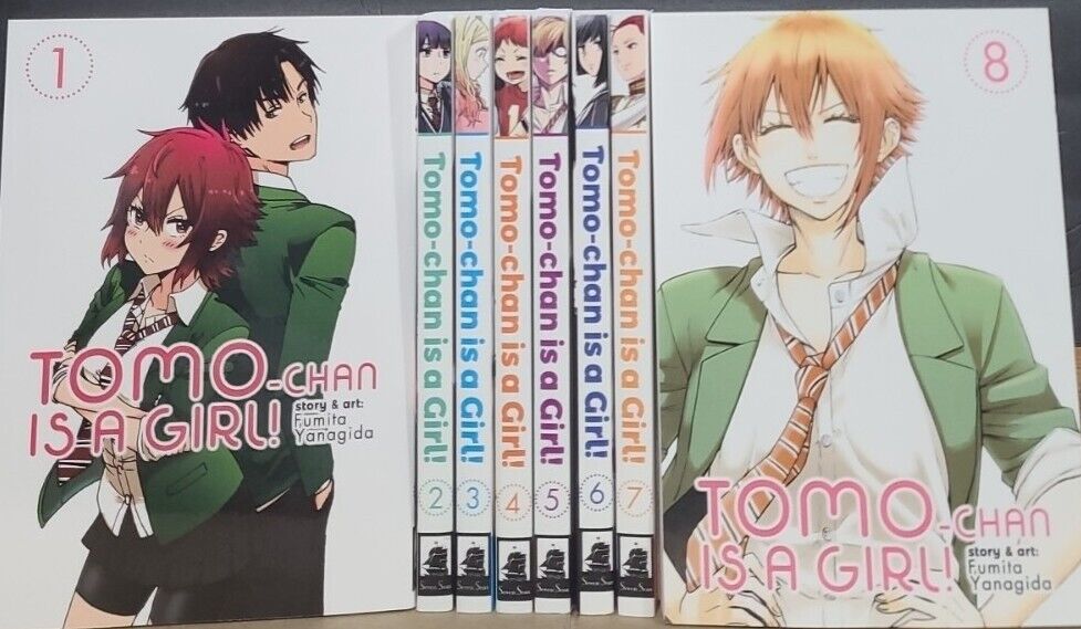 Tomo-Chan is a Girl Manga Volumes 1-8 Brand New English From Seven Seas 
