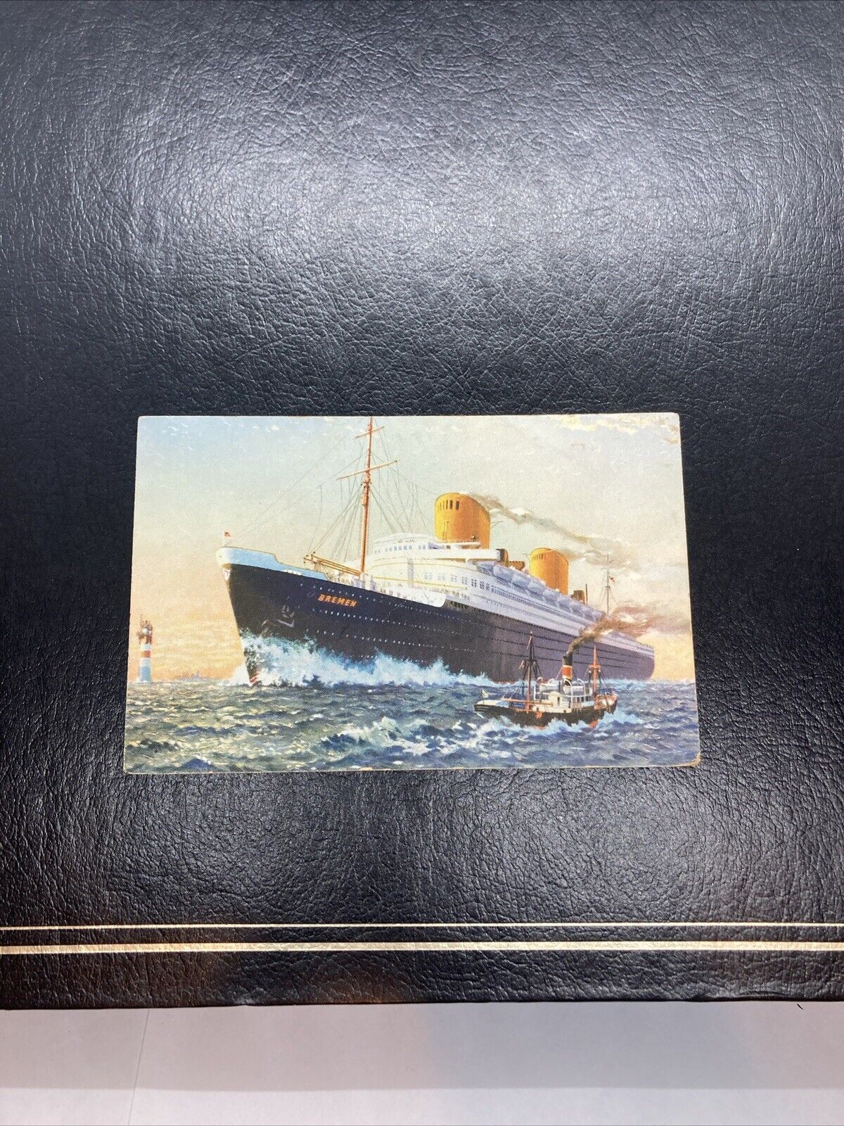 Steamer Norddeutscher Lloyd, Bremen, Germany, Vintage Postcard Unposted