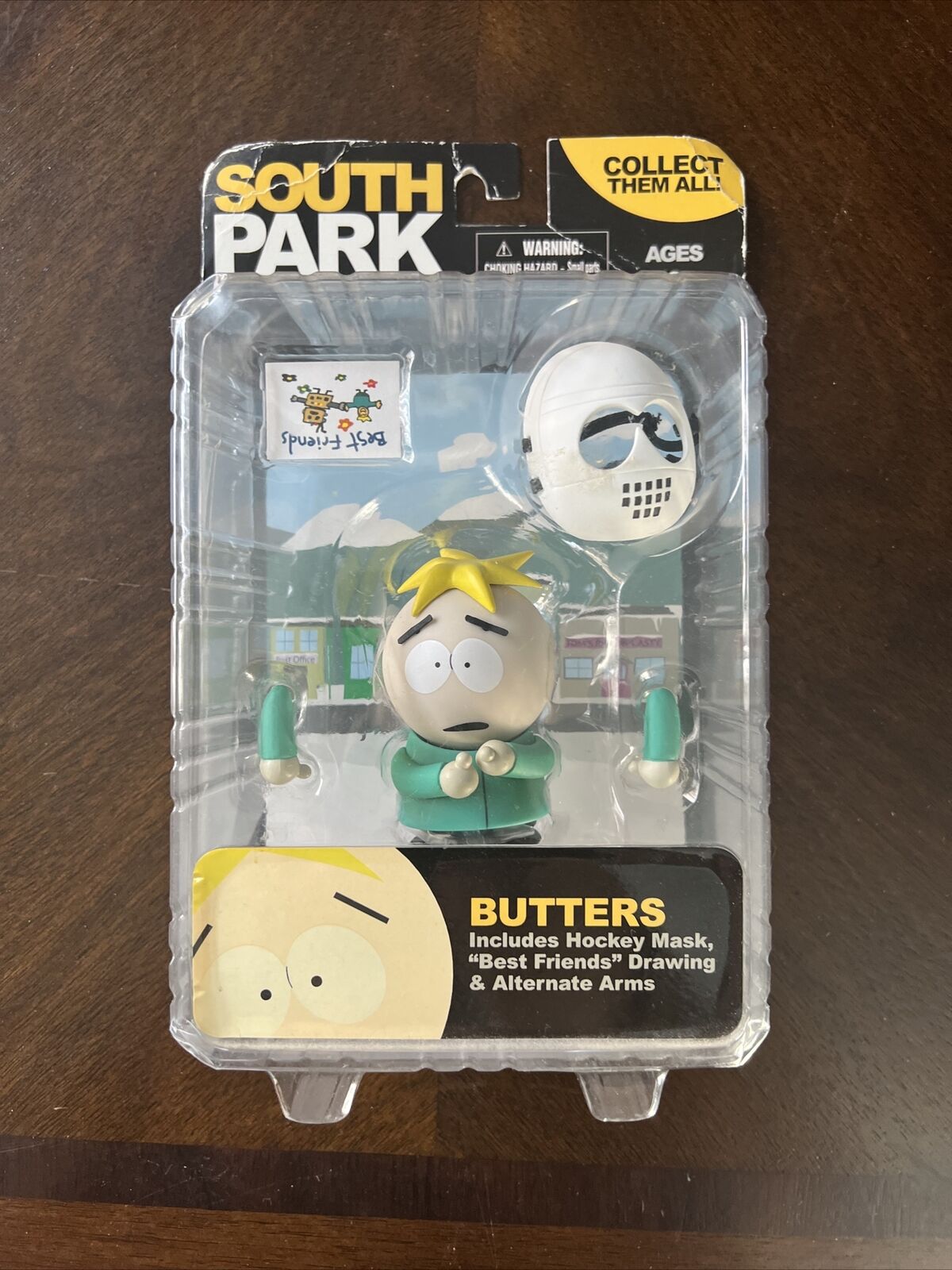 South Park Butters Best Friends 6” Figure With Mask Drawing