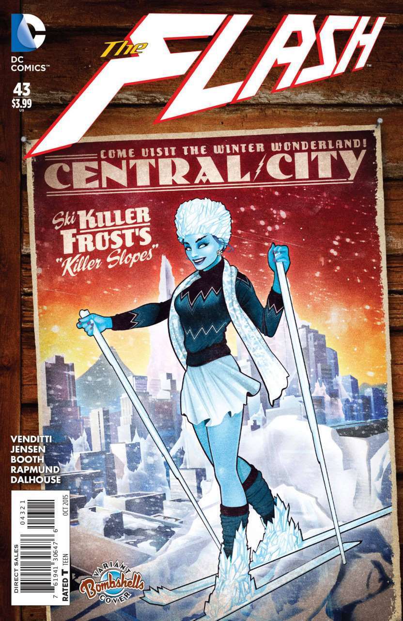 Flash, The (4th Series) #43A VF; DC | New 52 Bombshells Variant Killer Frost - w